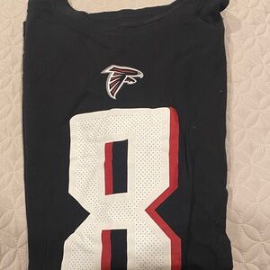 Nike Black Tee with Red and White Accents